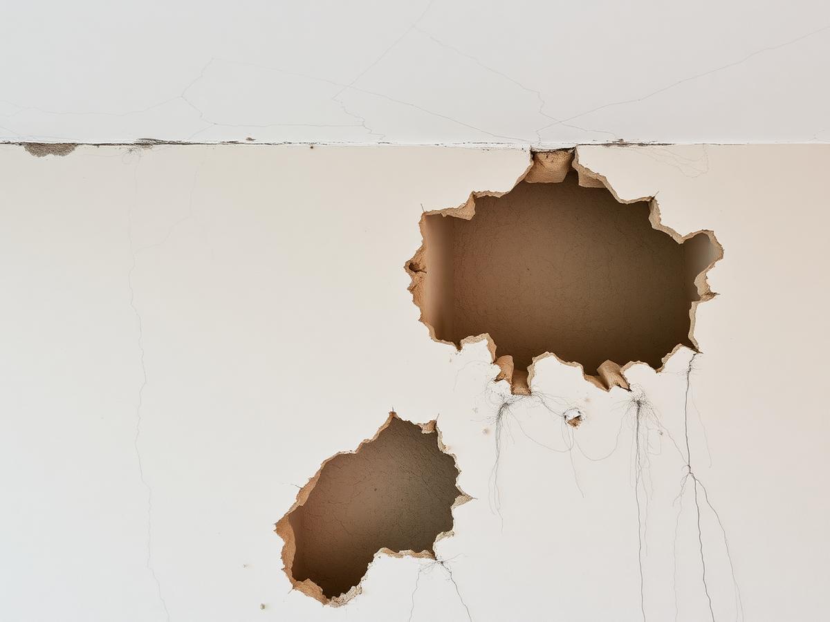 Drywall Repair before