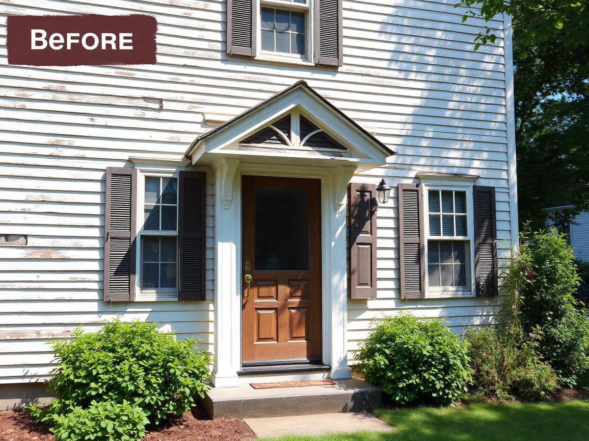Exterior Painting before